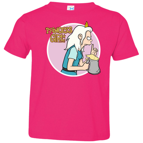 T-Shirts Hot Pink / 2T Princess Girl Toddler Premium T-Shirt