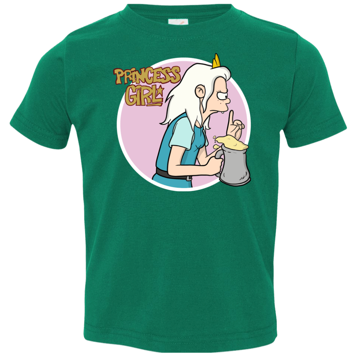 T-Shirts Kelly / 2T Princess Girl Toddler Premium T-Shirt