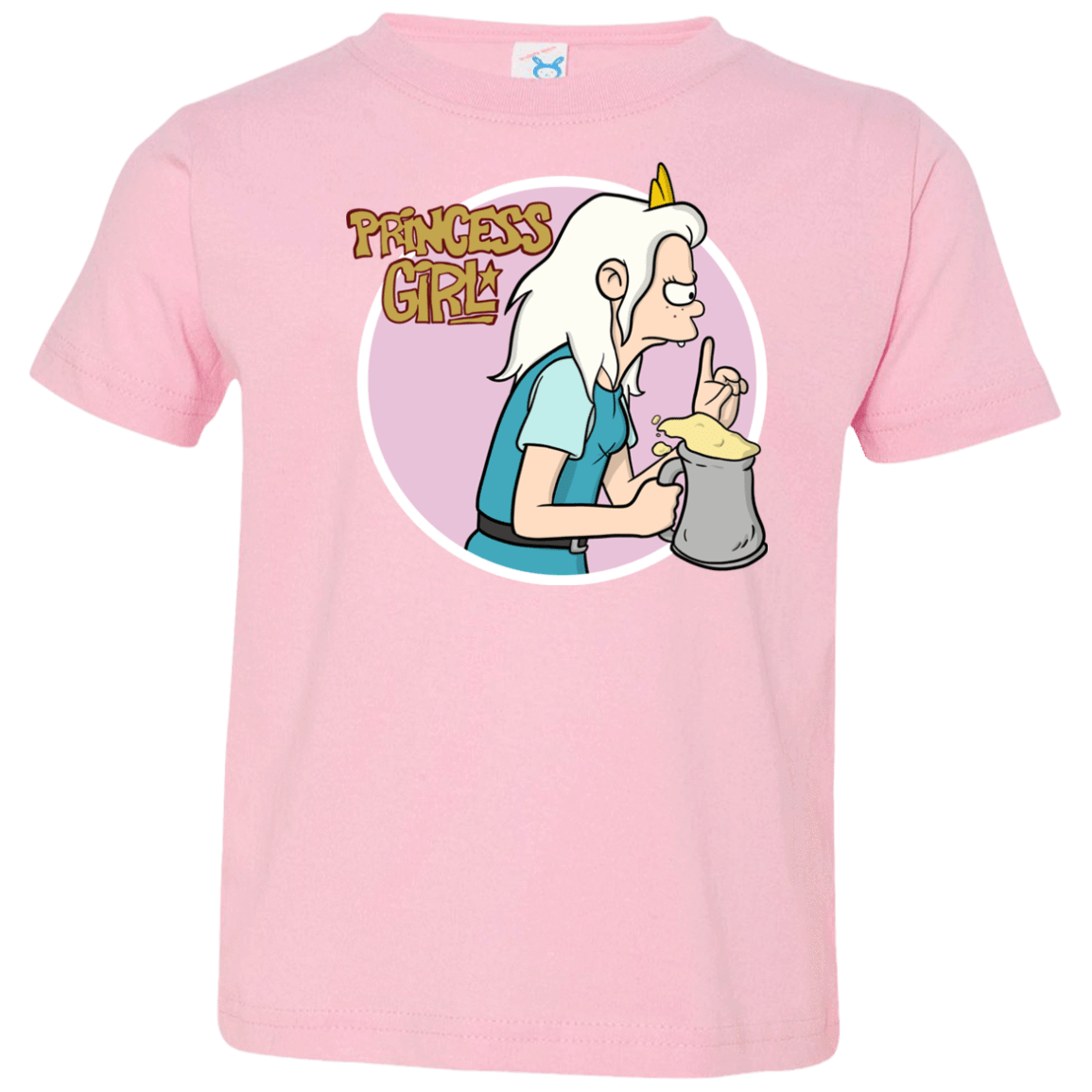 T-Shirts Pink / 2T Princess Girl Toddler Premium T-Shirt