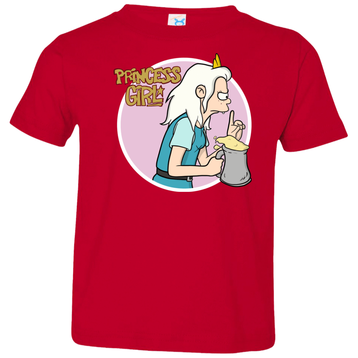 T-Shirts Red / 2T Princess Girl Toddler Premium T-Shirt