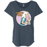 T-Shirts Indigo / X-Small Princess Girl Triblend Dolman Sleeve