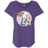 T-Shirts Purple Rush / X-Small Princess Girl Triblend Dolman Sleeve