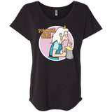 T-Shirts Vintage Black / X-Small Princess Girl Triblend Dolman Sleeve