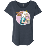 T-Shirts Vintage Navy / X-Small Princess Girl Triblend Dolman Sleeve