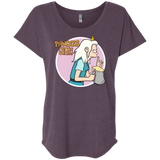 T-Shirts Vintage Purple / X-Small Princess Girl Triblend Dolman Sleeve