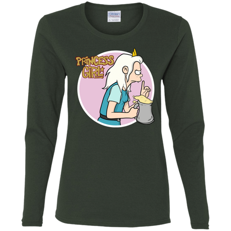 T-Shirts Forest / S Princess Girl Women's Long Sleeve T-Shirt