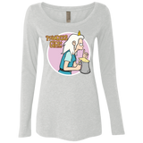 T-Shirts Heather White / S Princess Girl Women's Triblend Long Sleeve Shirt