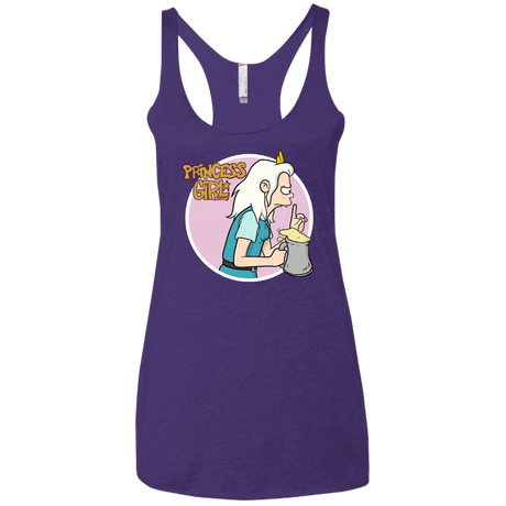 T-Shirts Purple Rush / X-Small Princess Girl Women's Triblend Racerback Tank