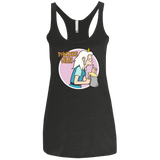 T-Shirts Vintage Black / X-Small Princess Girl Women's Triblend Racerback Tank