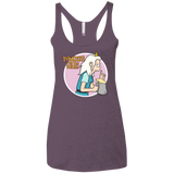 T-Shirts Vintage Purple / X-Small Princess Girl Women's Triblend Racerback Tank
