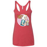 T-Shirts Vintage Red / X-Small Princess Girl Women's Triblend Racerback Tank
