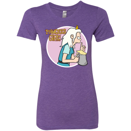 T-Shirts Purple Rush / S Princess Girl Women's Triblend T-Shirt