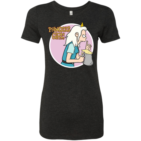 T-Shirts Vintage Black / S Princess Girl Women's Triblend T-Shirt