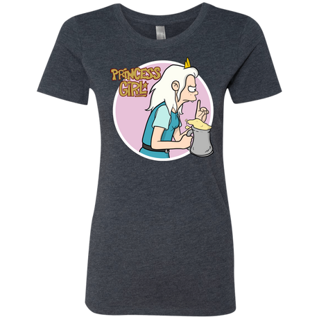 T-Shirts Vintage Navy / S Princess Girl Women's Triblend T-Shirt