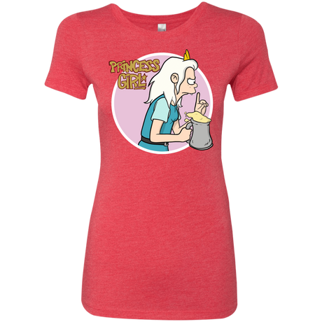 T-Shirts Vintage Red / S Princess Girl Women's Triblend T-Shirt