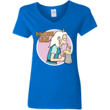 T-Shirts Royal / S Princess Girl Women's V-Neck T-Shirt