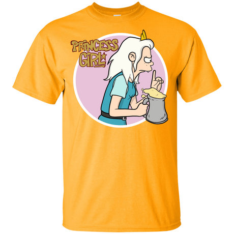 T-Shirts Gold / YXS Princess Girl Youth T-Shirt