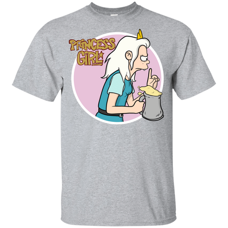 T-Shirts Sport Grey / YXS Princess Girl Youth T-Shirt