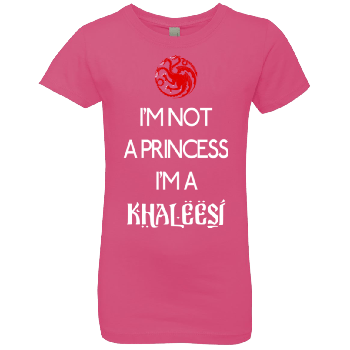 T-Shirts Hot Pink / YXS Princess Khaleesi Girls Premium T-Shirt