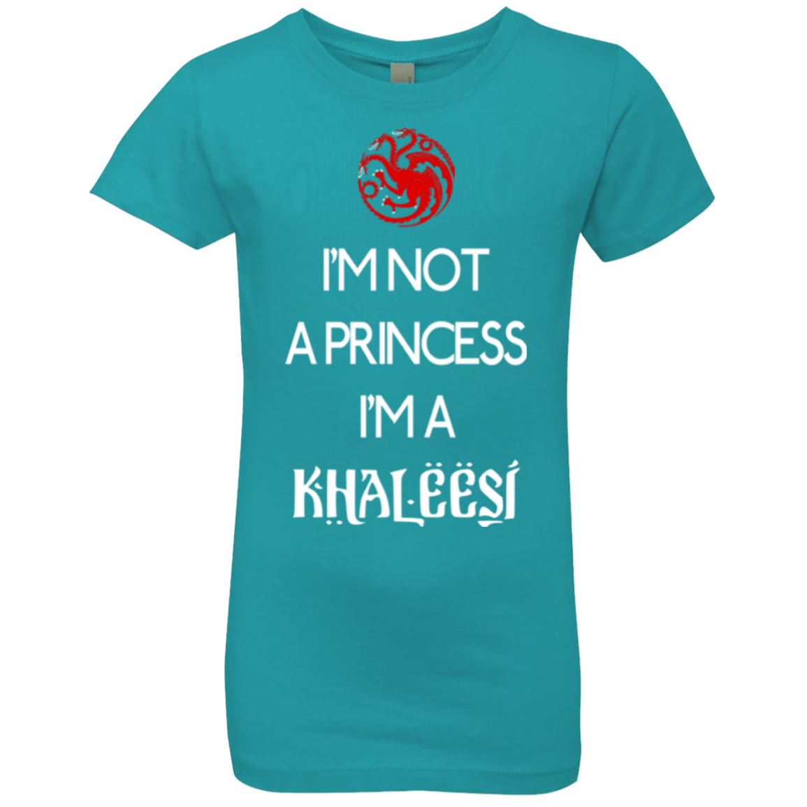 T-Shirts Tahiti Blue / YXS Princess Khaleesi Girls Premium T-Shirt