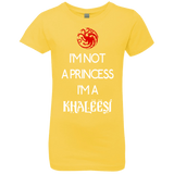 T-Shirts Vibrant Yellow / YXS Princess Khaleesi Girls Premium T-Shirt