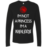 T-Shirts Black / Small Princess Khaleesi Men's Premium Long Sleeve