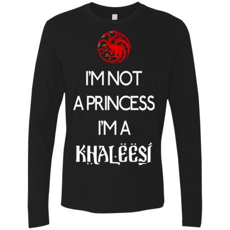 T-Shirts Black / Small Princess Khaleesi Men's Premium Long Sleeve