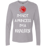 T-Shirts Heather Grey / Small Princess Khaleesi Men's Premium Long Sleeve