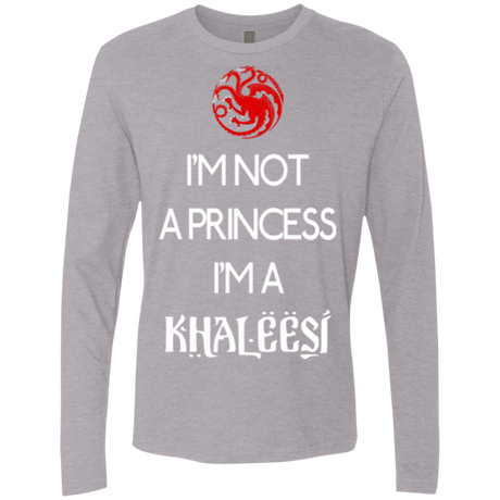 T-Shirts Heather Grey / Small Princess Khaleesi Men's Premium Long Sleeve