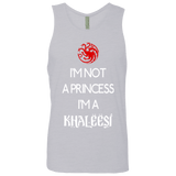 T-Shirts Heather Grey / Small Princess Khaleesi Men's Premium Tank Top