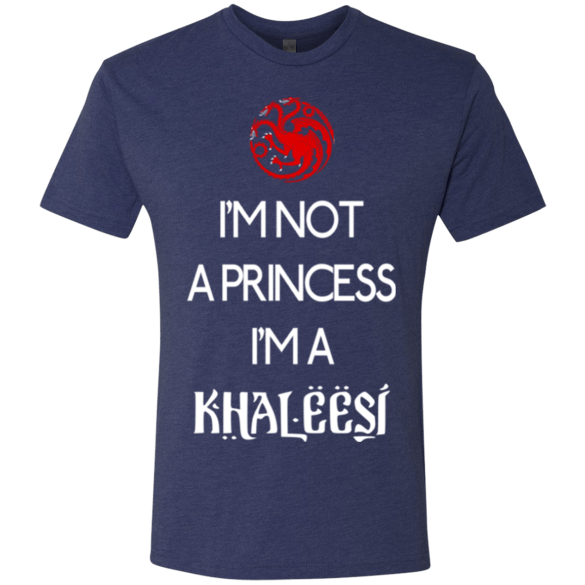 T-Shirts Vintage Navy / Small Princess Khaleesi Men's Triblend T-Shirt