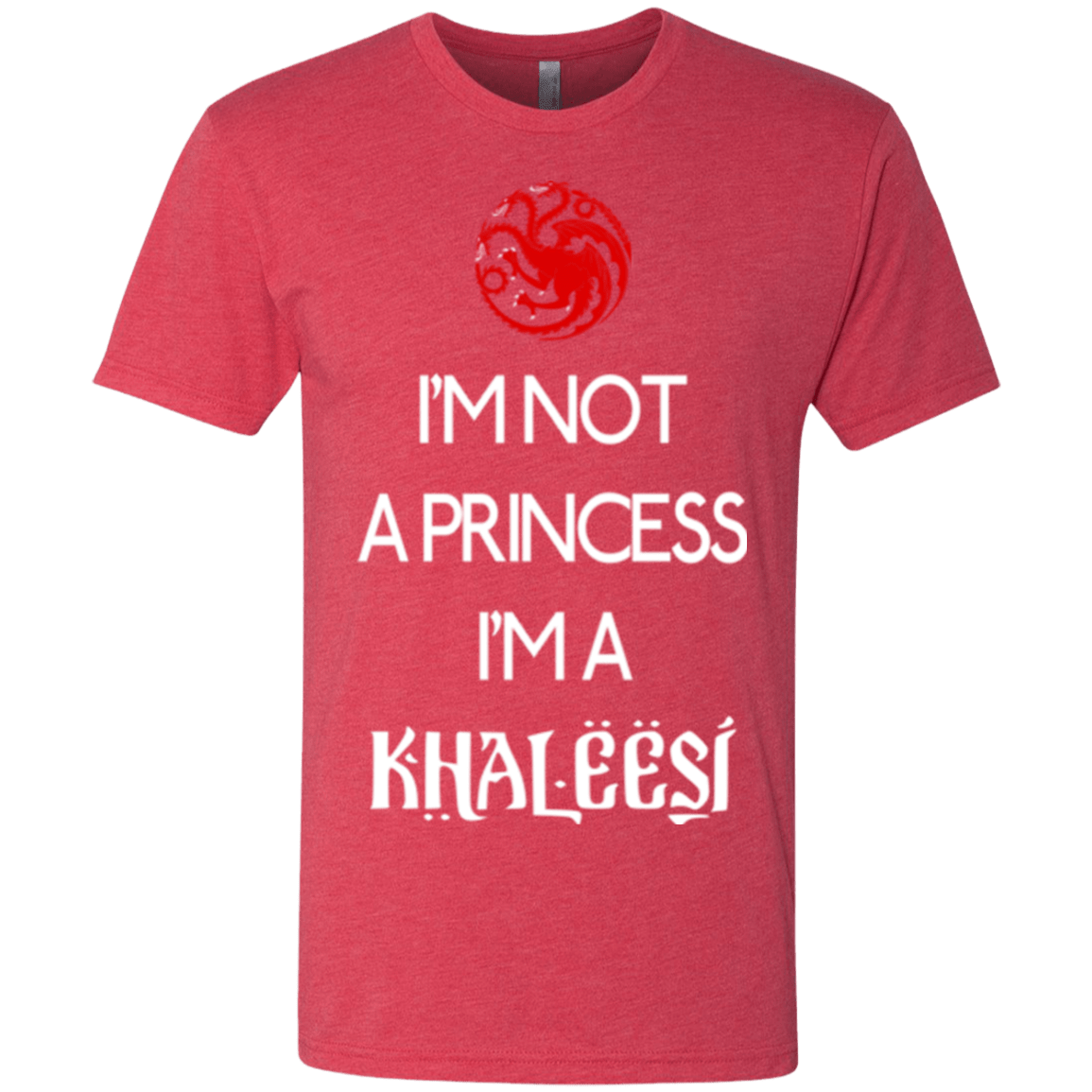 T-Shirts Vintage Red / Small Princess Khaleesi Men's Triblend T-Shirt