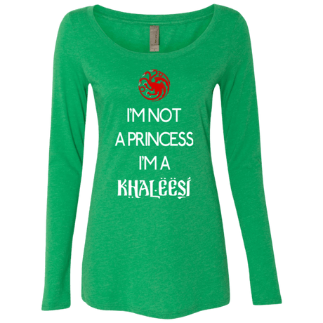 T-Shirts Envy / Small Princess Khaleesi Women's Triblend Long Sleeve Shirt