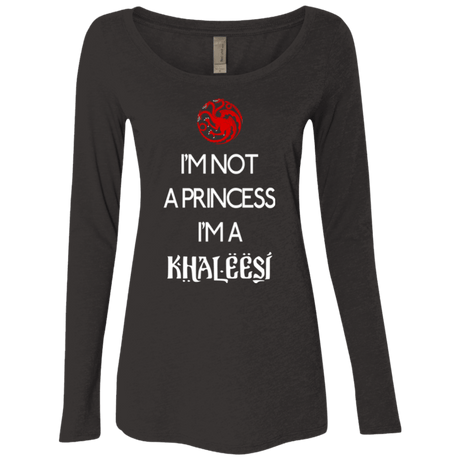 T-Shirts Vintage Black / Small Princess Khaleesi Women's Triblend Long Sleeve Shirt