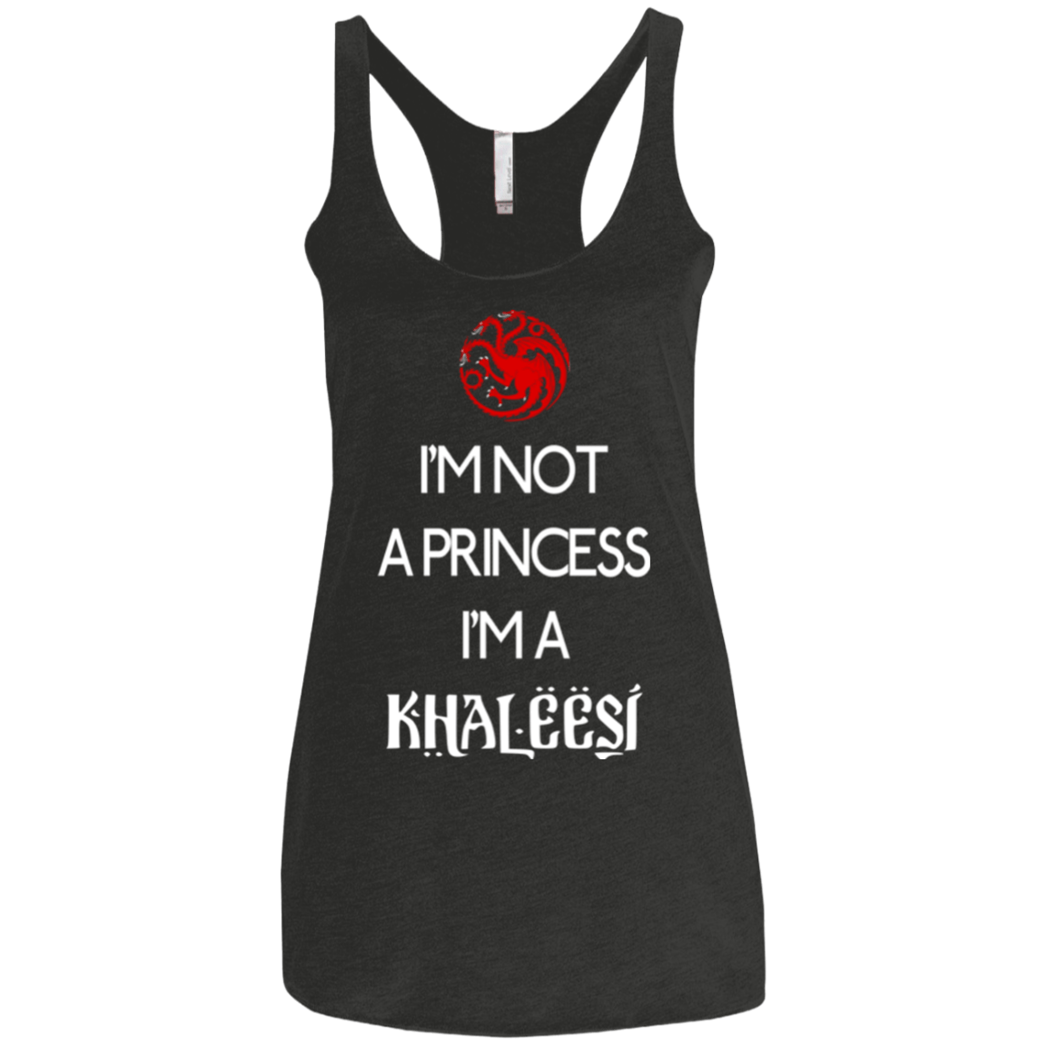 T-Shirts Vintage Black / X-Small Princess Khaleesi Women's Triblend Racerback Tank