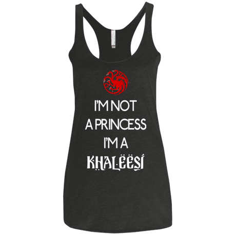 T-Shirts Vintage Black / X-Small Princess Khaleesi Women's Triblend Racerback Tank