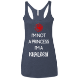 T-Shirts Vintage Navy / X-Small Princess Khaleesi Women's Triblend Racerback Tank