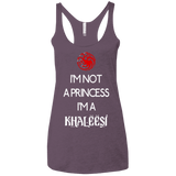 T-Shirts Vintage Purple / X-Small Princess Khaleesi Women's Triblend Racerback Tank