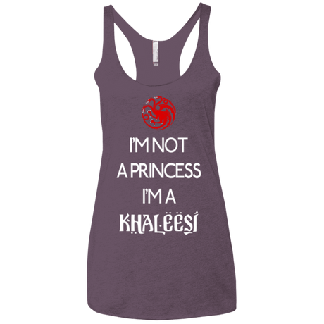 T-Shirts Vintage Purple / X-Small Princess Khaleesi Women's Triblend Racerback Tank