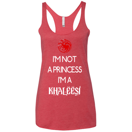 T-Shirts Vintage Red / X-Small Princess Khaleesi Women's Triblend Racerback Tank