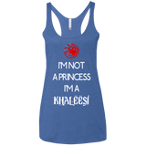T-Shirts Vintage Royal / X-Small Princess Khaleesi Women's Triblend Racerback Tank