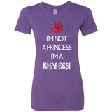 T-Shirts Purple Rush / Small Princess Khaleesi Women's Triblend T-Shirt