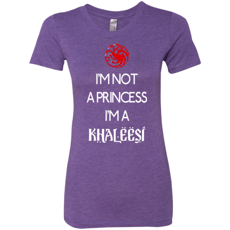 T-Shirts Purple Rush / Small Princess Khaleesi Women's Triblend T-Shirt