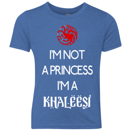 T-Shirts Vintage Royal / YXS Princess Khaleesi Youth Triblend T-Shirt