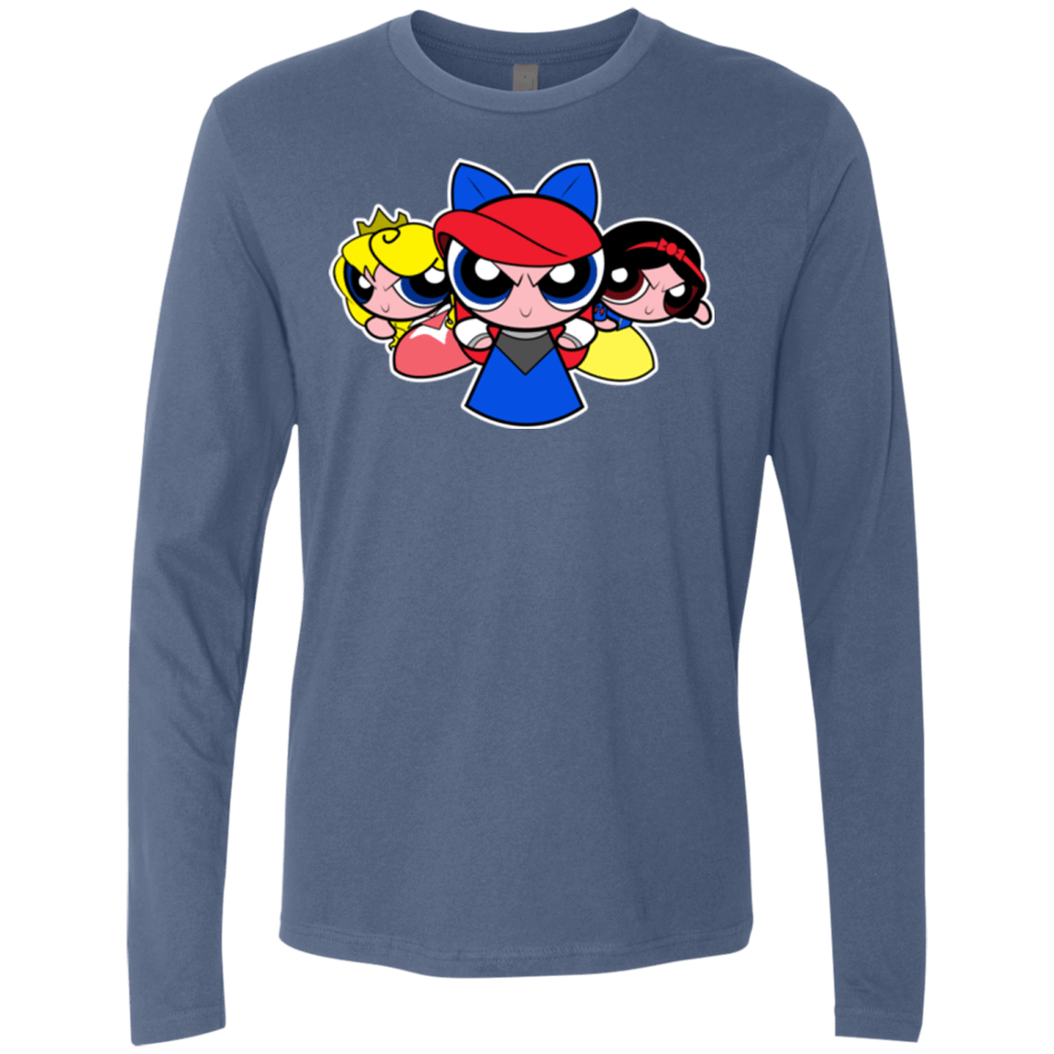 T-Shirts Indigo / Small Princess Puff Girls Men's Premium Long Sleeve