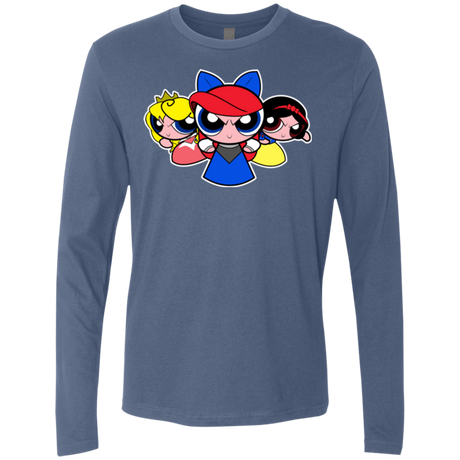 T-Shirts Indigo / Small Princess Puff Girls Men's Premium Long Sleeve