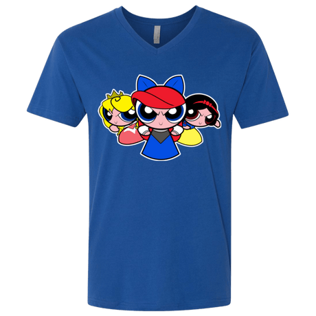 T-Shirts Royal / X-Small Princess Puff Girls Men's Premium V-Neck