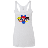 T-Shirts Heather White / X-Small Princess Puff Girls Women's Triblend Racerback Tank
