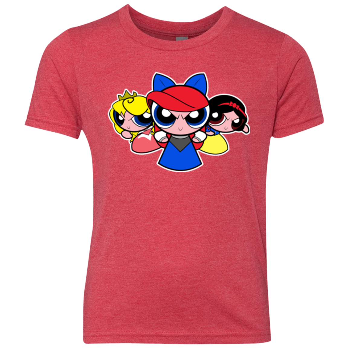 T-Shirts Vintage Red / YXS Princess Puff Girls Youth Triblend T-Shirt