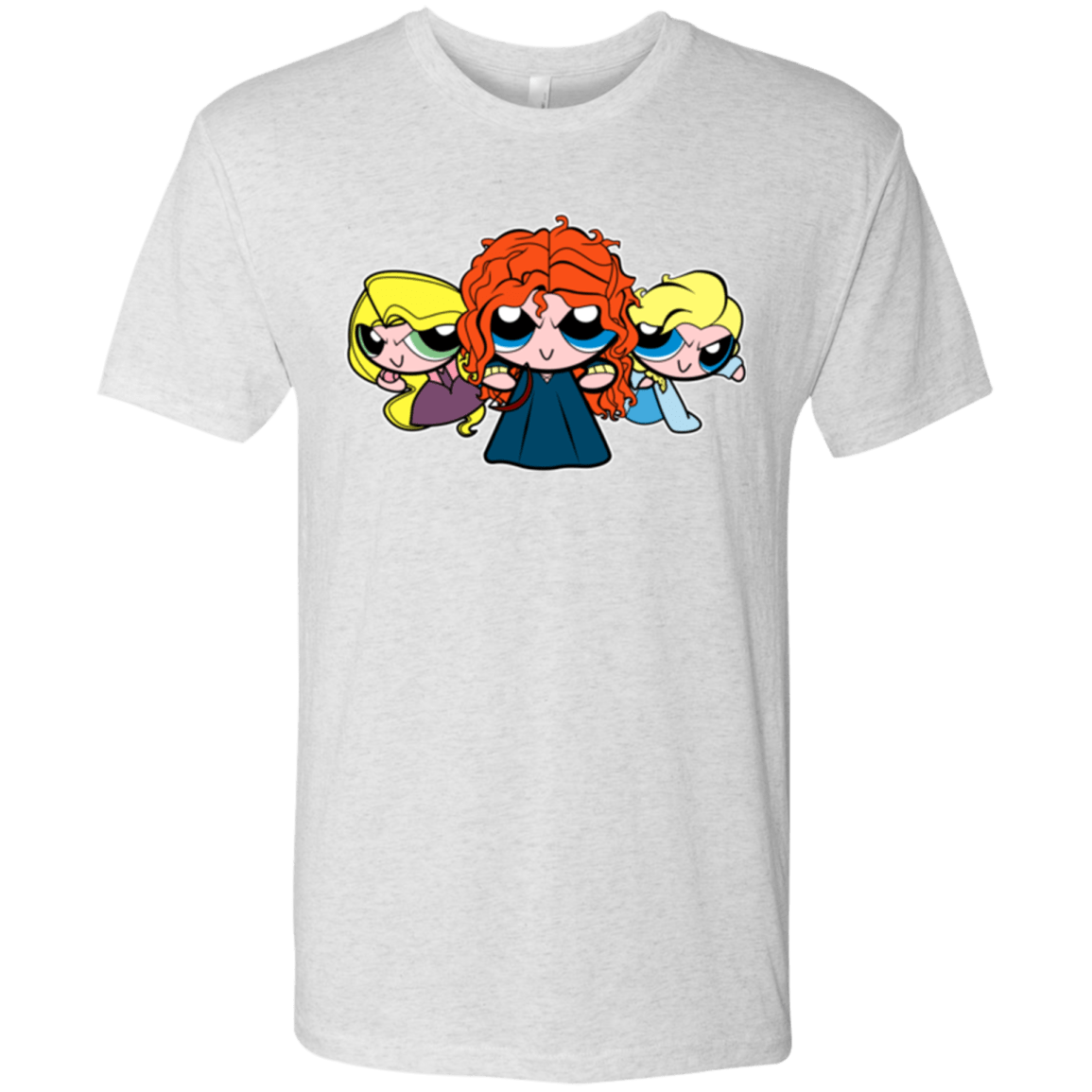 T-Shirts Heather White / Small Princess Puff Girls2 Men's Triblend T-Shirt
